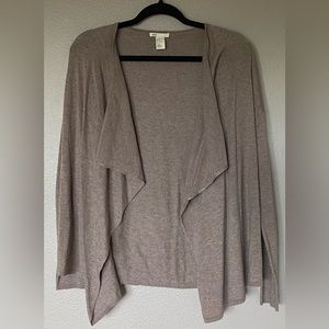 Slouchy Taupe Cardigan